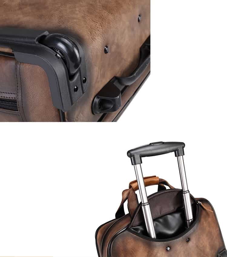 Vali du lịch da thật cao cấp Gento D700 - GENTO Leather