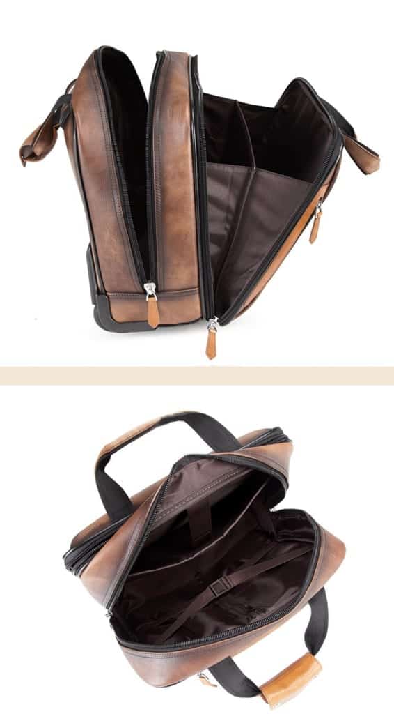 Vali du lịch da thật cao cấp Gento D700 - GENTO Leather