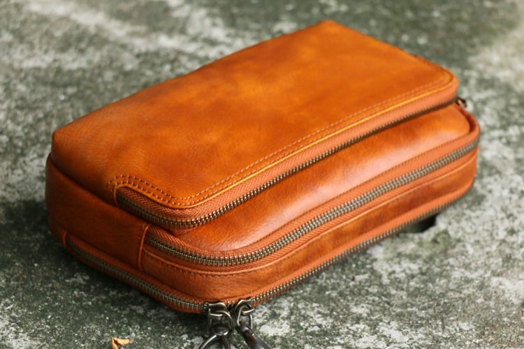 Túi da cầm tay cao cấp Gento 723 - GENTO Leather