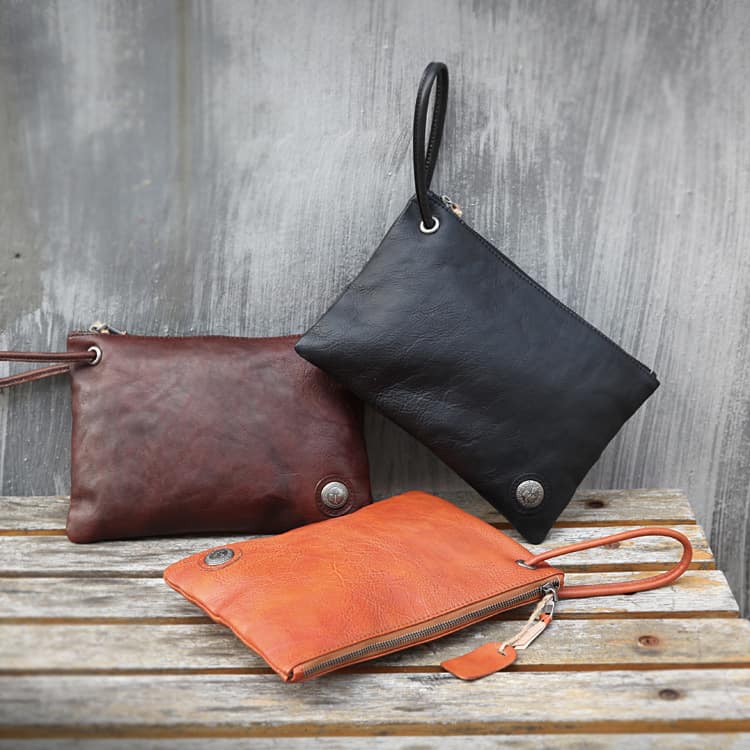 Túi cầm tay da thật cao cấp 706 Túi cầm tay da thật cao cấp 706