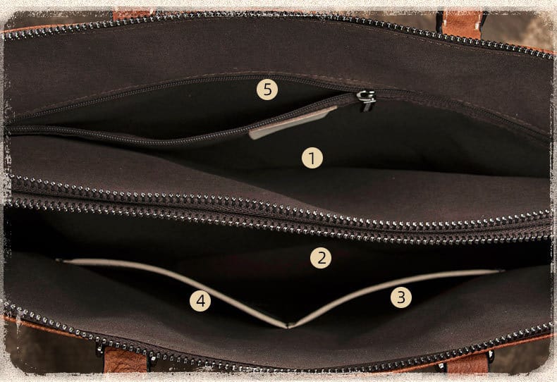 Cặp da nam công sở da thật Gento G636