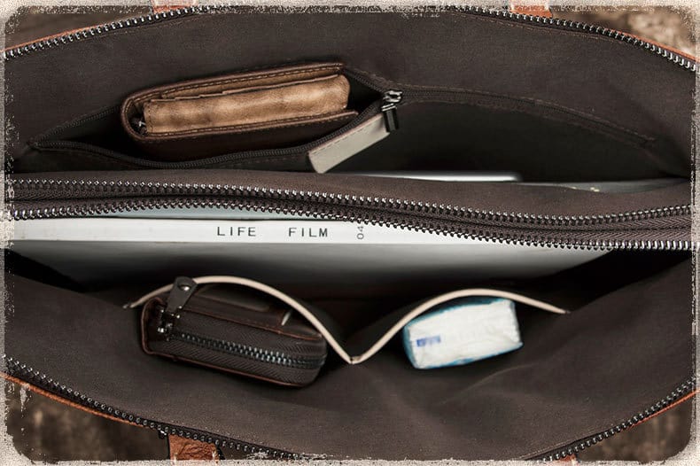 Cặp da nam công sở da thật Gento G636