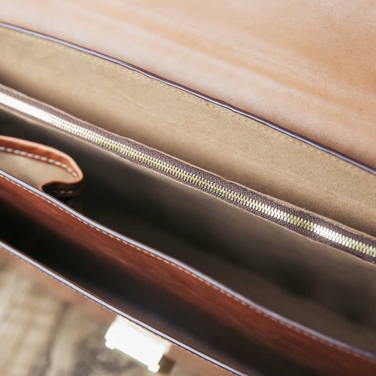 Cặp da doanh nhân khóa số handmade H1124 - GENTO Leather