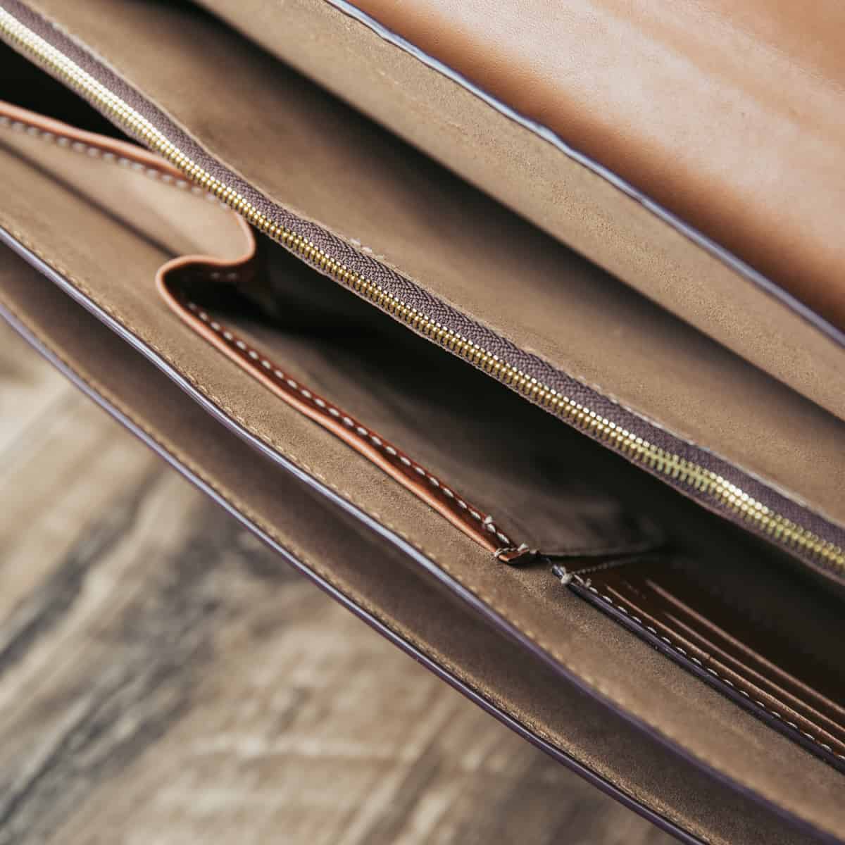 Cặp da doanh nhân khóa số handmade H1124 - GENTO Leather