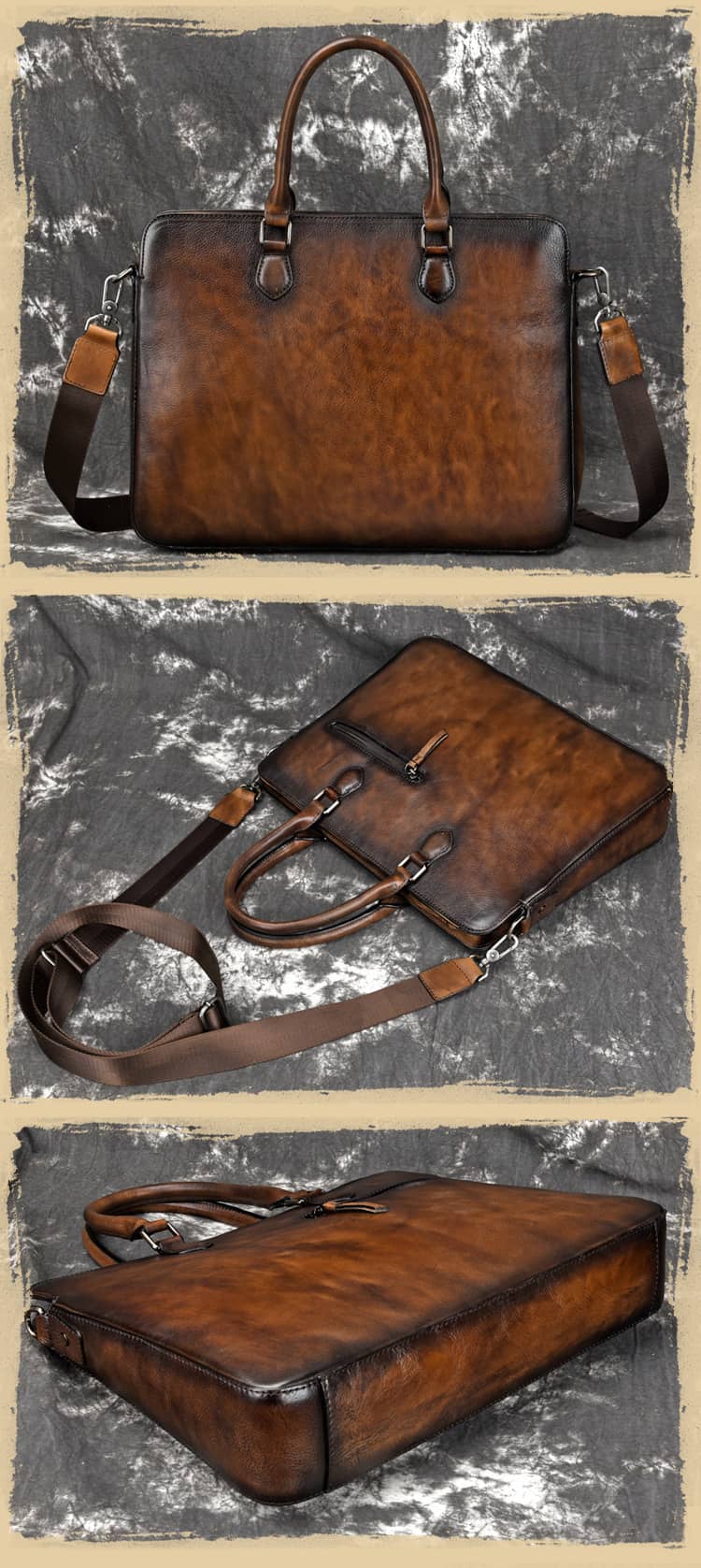 Cặp da nam công sở Gento G190 Cặp da nam công sở Gento G190