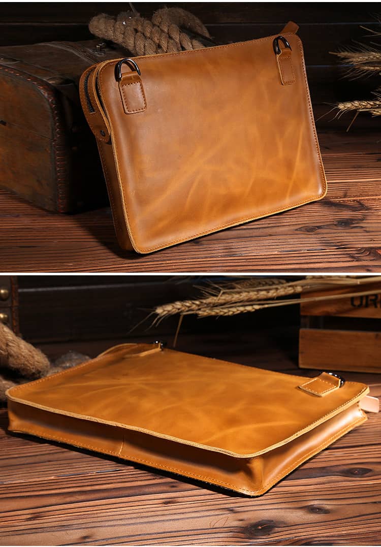 Túi da cầm tay da thật cao cấp G181 - GENTO Leather