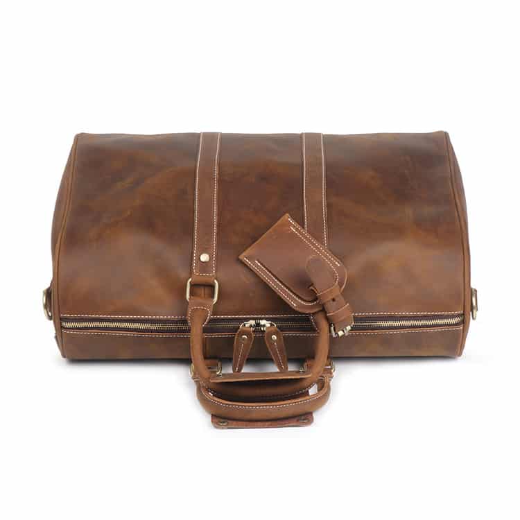 Túi xách du lịch da bò Gento H1009 - GENTO Leather