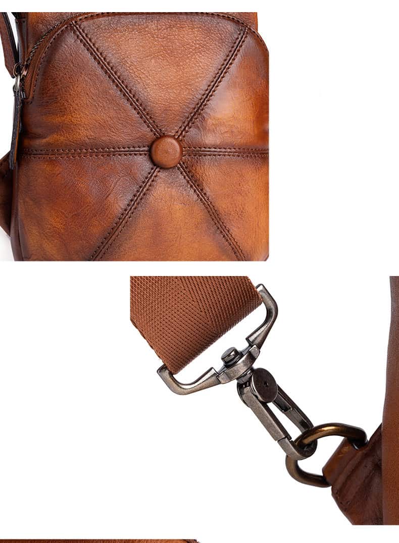 Túi sling bag da thật cao cấp G171 - GENTO Leather
