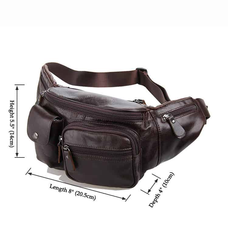 Túi bao tử da thật cao cấp G167