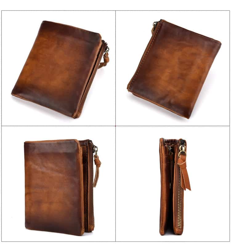 Ví nam da Veg-tan cao cấp G129 - GENTO Leather