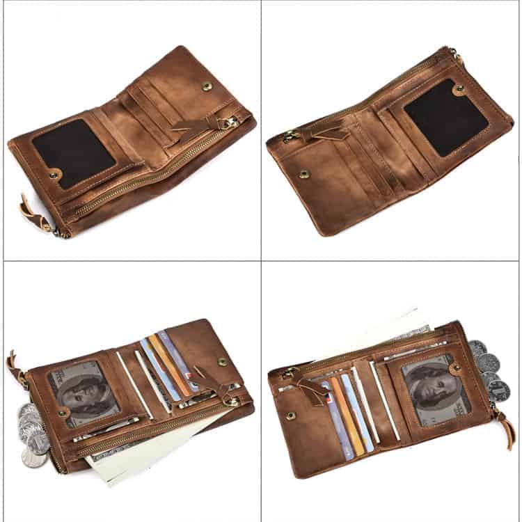 Ví nam da Veg-tan cao cấp G129 - GENTO Leather