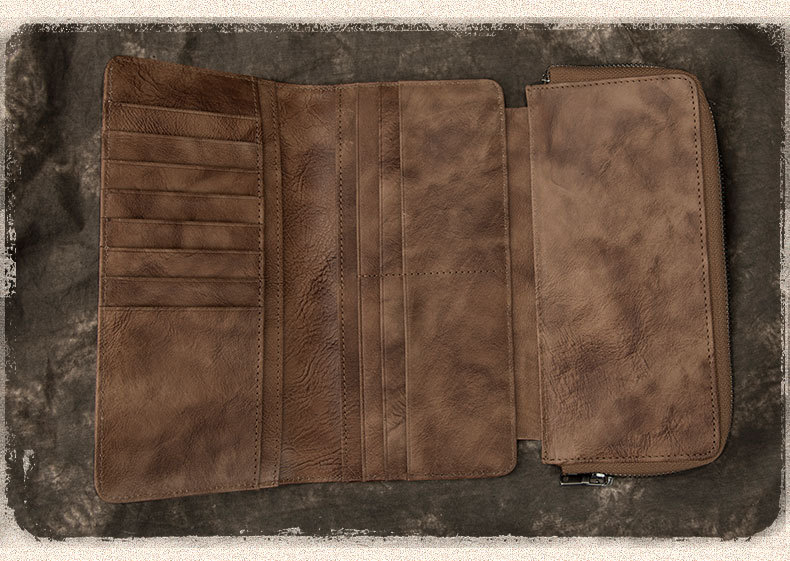 Ví dài nam da thật cao cấp G146 - GENTO Leather