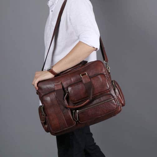 Cặp da thật cao cấp form rộng Gento G232 - GENTO Leather