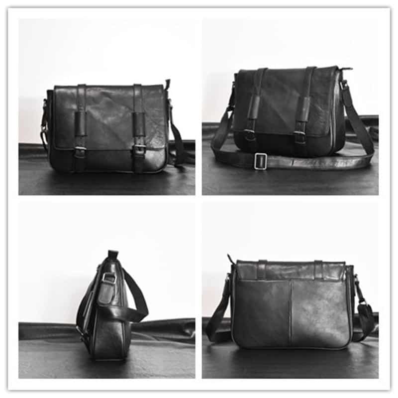 Túi đeo chéo da thật thủ công Gento T605 - GENTO Leather