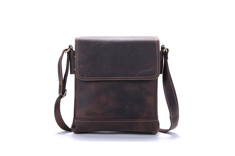 Túi đeo chéo nam da bò sáp Gento T610