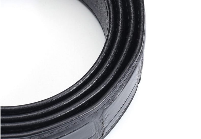 Thắt lưng da cá sấu hàng hiệu cao cấp Gento D4022 Đen Thắt lưng da cá sấu hàng hiệu cao cấp Gento D4022 Đen
