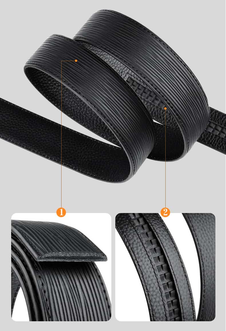 Thắt lưng nam da thật Gento D4016 Thắt lưng nam da thật Gento D4016