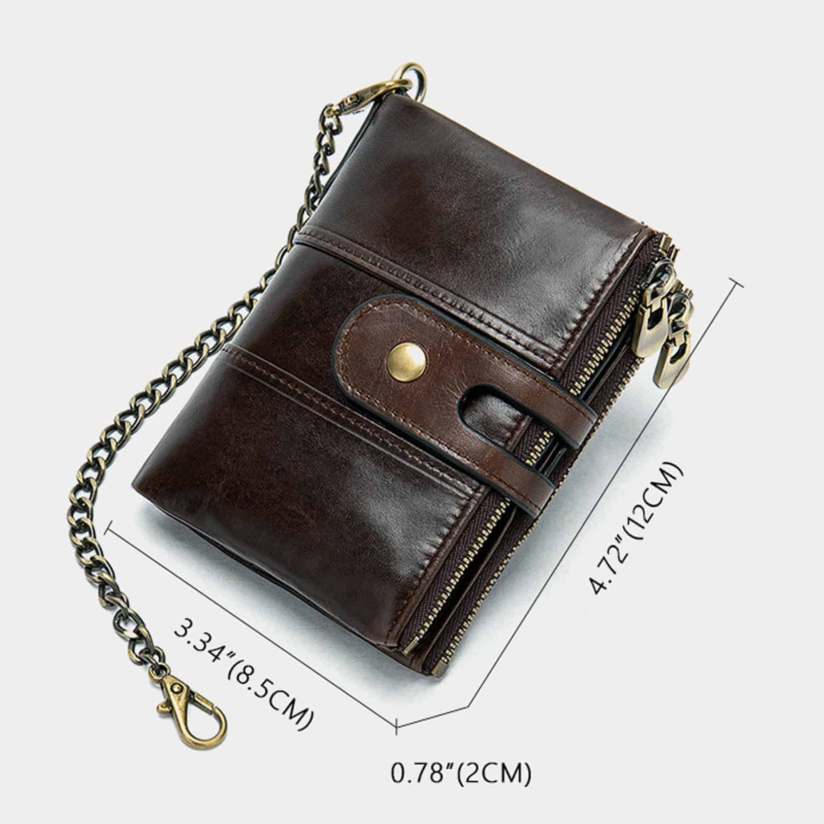 Ví nam da thật cao cấp Gento V084