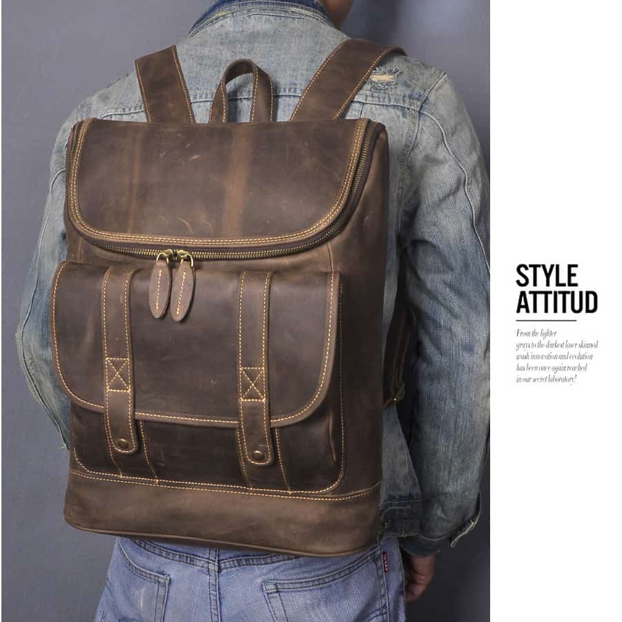 Balo nam da bò sáp năng động B303