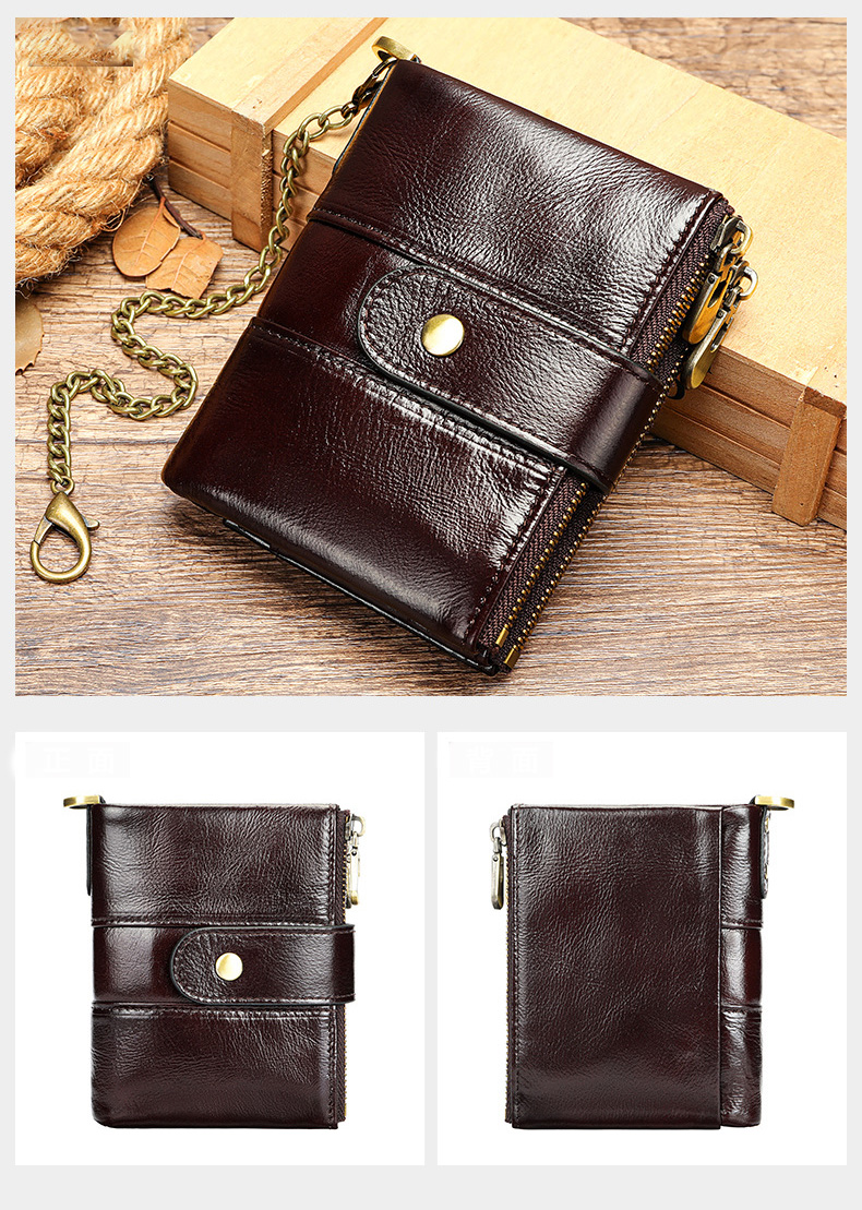 Ví nam da thật cao cấp Gento V084 - GENTO Leather