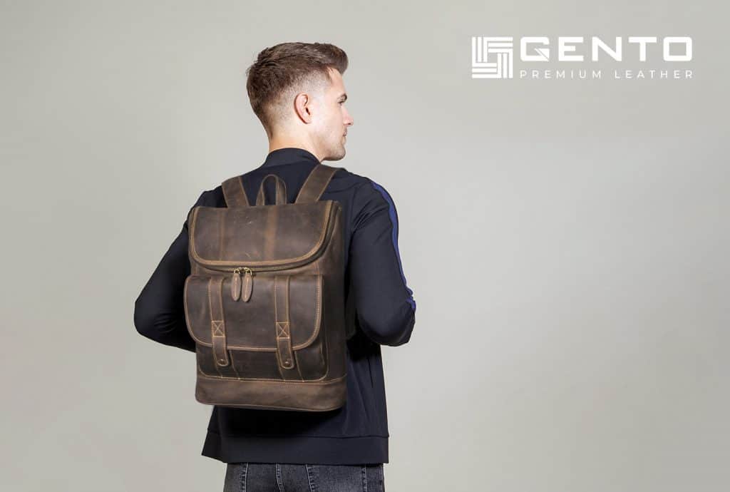 Mẫu Balo công sở da thật cao cấp của Gento