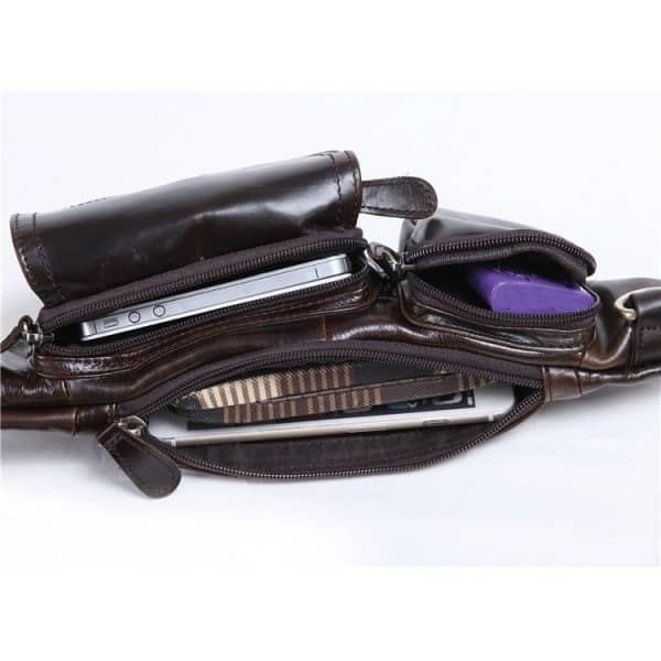 Túi bao tử da thật B012