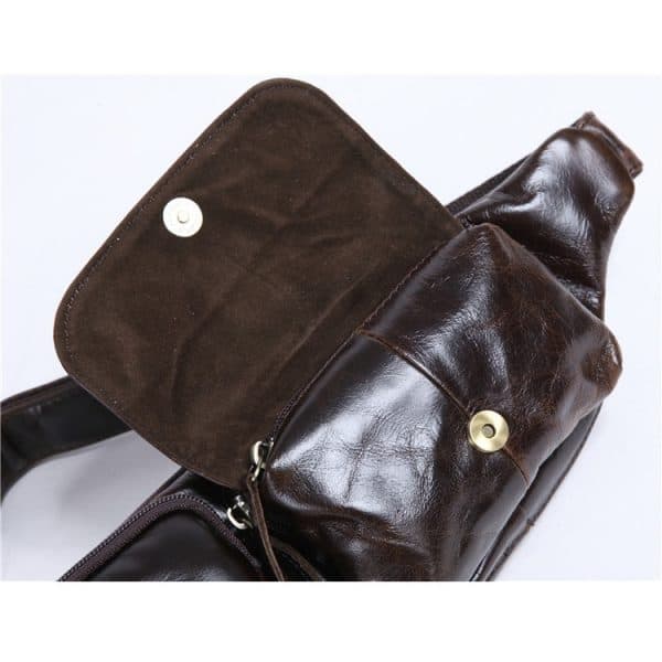 Túi bao tử da thật B012