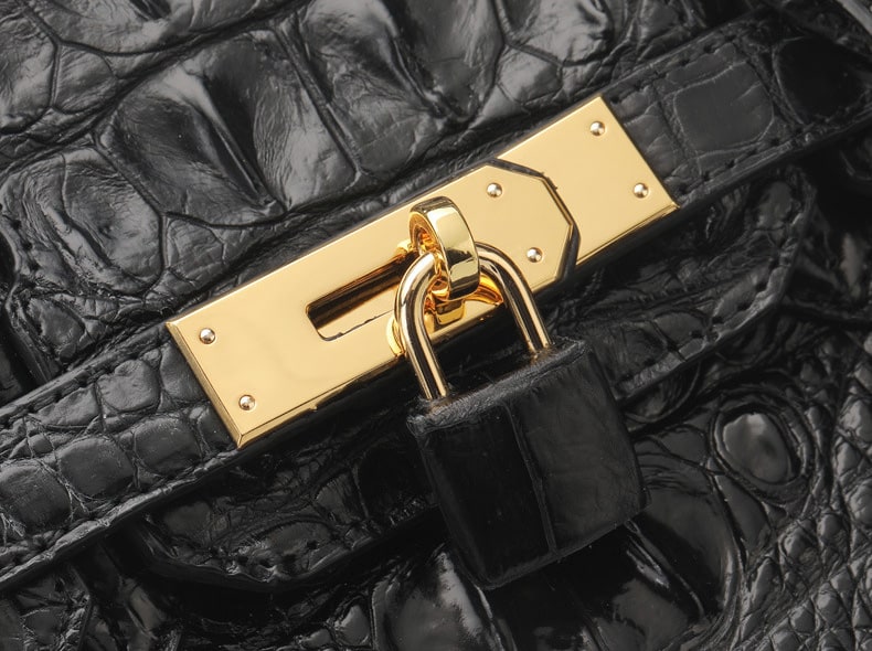 Túi birkin cá sấu Gento GS1001