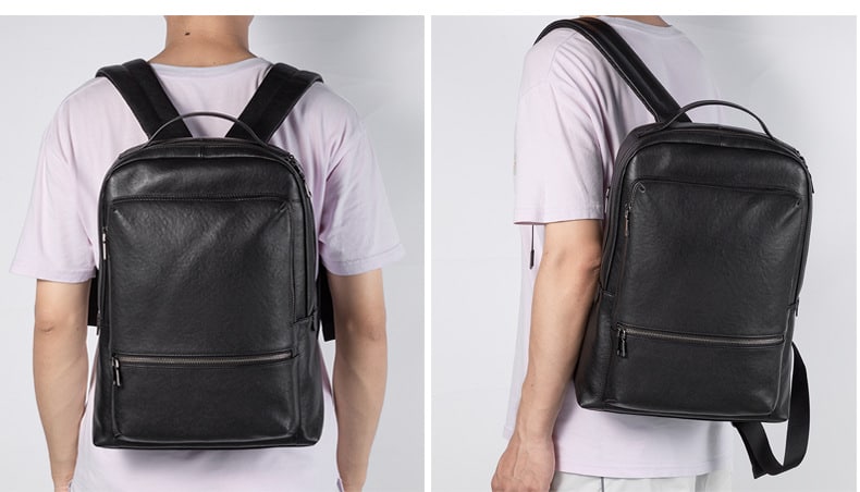 Balo nam da bò cao cấp Gento B316 Balo nam da bò cao cấp Gento B316