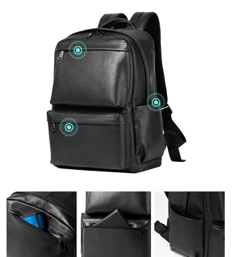 Balo nam chất liệu da bò cao cấp B318