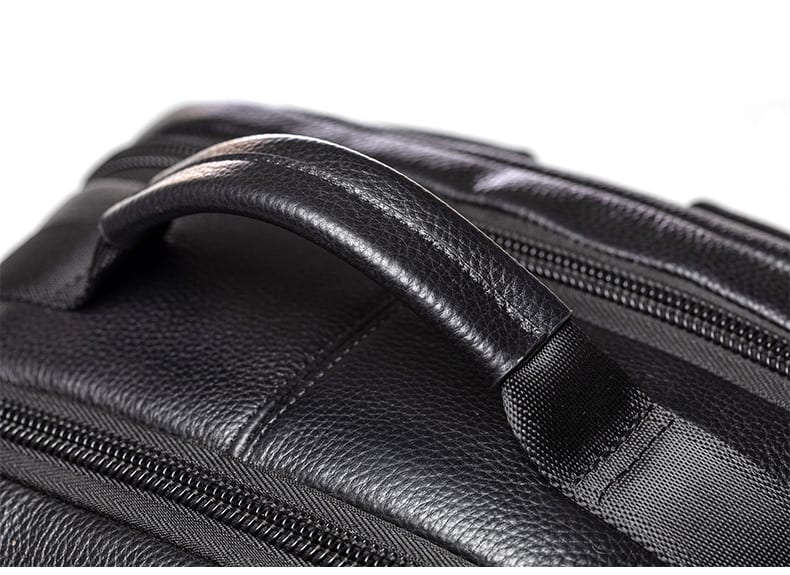 Balo nam form rộng da bò cao cấp Gento B315