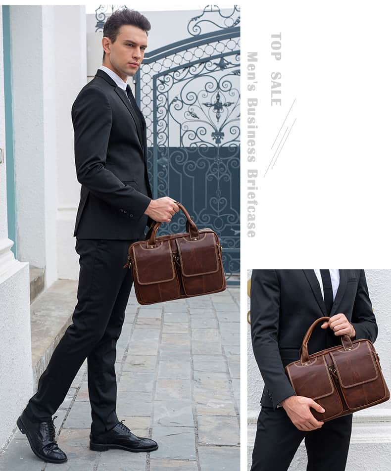 Cặp công sở da thật Gento G630 Cặp công sở da thật Gento G630