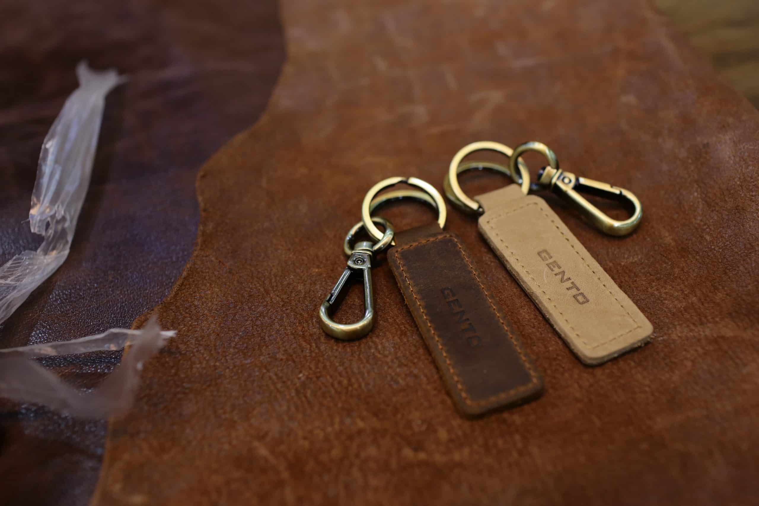 Móc khoá da bò P7002 - GENTO Leather