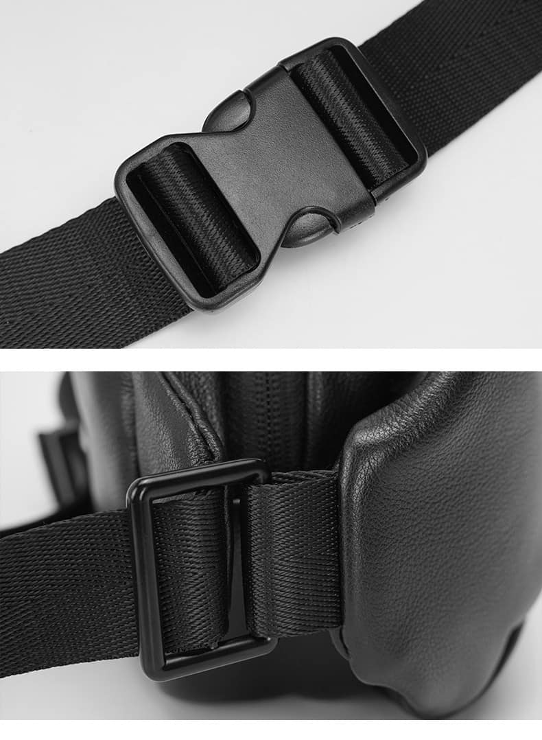 Túi bao tử da thật đeo chéo Gento T631