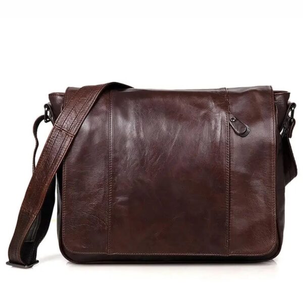 Túi đeo chéo nam da thật đựng laptop T630