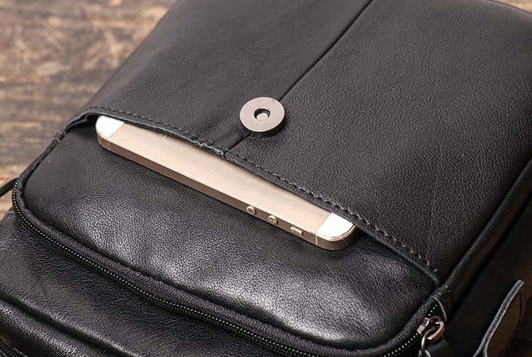 Túi đeo chéo nam nhỏ gọn da thật Gento 637