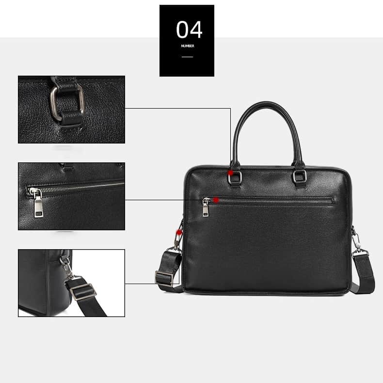 Cặp doanh nhân da thật Gento G644 Cặp doanh nhân da thật Gento G644