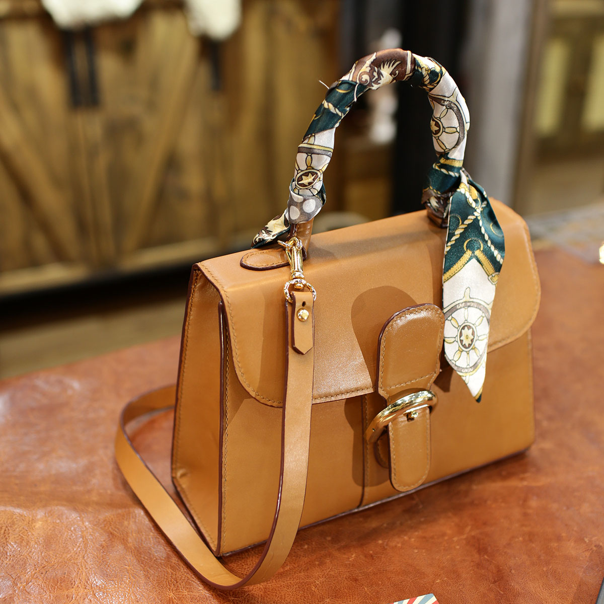 Túi xách da nữ handmade GN8001 - GENTO Leather