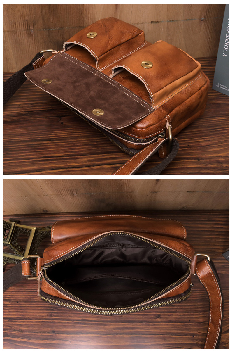 Túi đeo chéo nam da bò Veg Gento T666 Túi đeo chéo nam da bò Veg Gento T666