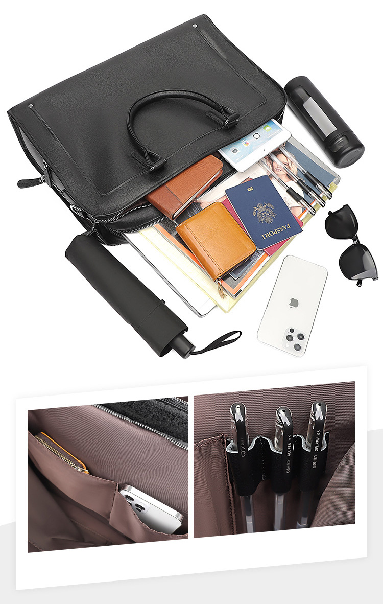 Túi xách da bò form lớn Gento G665 Túi xách da bò form lớn Gento G665