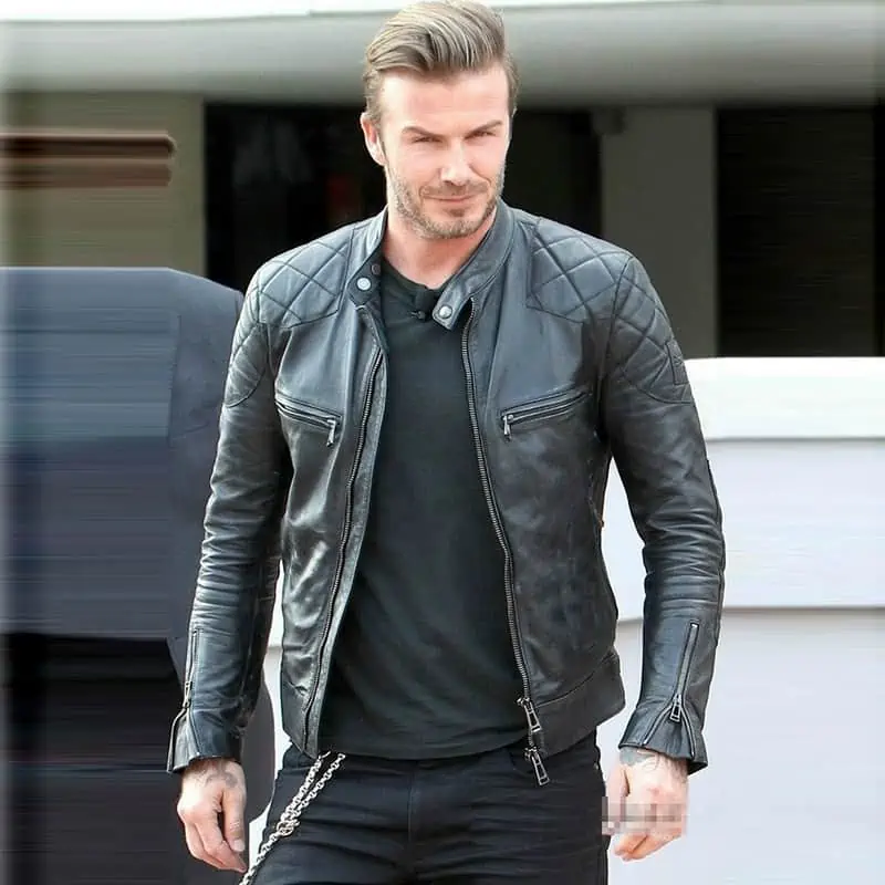 Áo khoác da thật cao cấp Gento GA001 Áo khoác da thật cao cấp Gento GA001