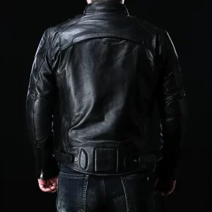 Áo khoác da thật Biker cao cấp Gento GA002 Áo khoác da thật Biker cao cấp Gento GA002