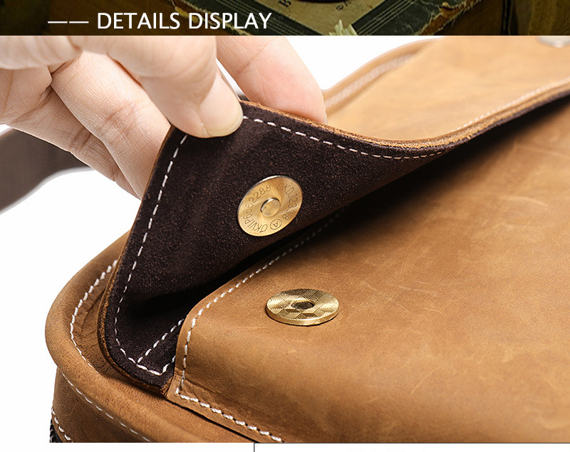 Túi đeo chéo da bò nam Gento T673 - GENTO Leather