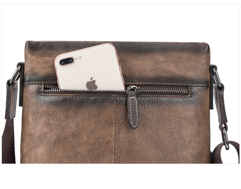 Túi đeo chéo da bò hàng hiệu Gento T678 - GENTO Leather