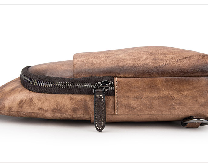 Túi đeo chéo trước ngực nam cao cấp Gento T677 - GENTO Leather