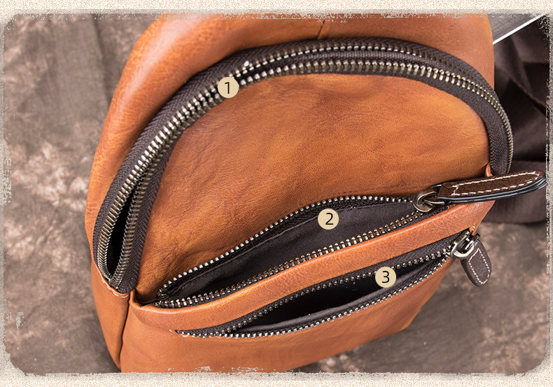 Túi đeo chéo nam cao cấp T675 - GENTO Leather