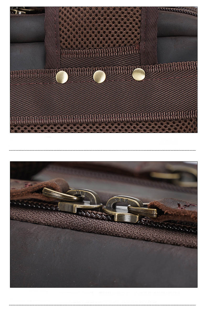 Balo nam da bò sáp cao cấp B329 - GENTO Leather