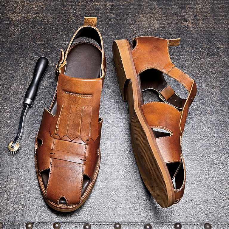 Giày Sandal nam cao cấp S3058 - GENTO Leather