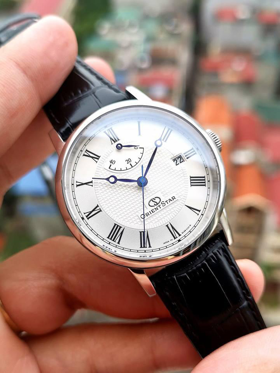 Đồng hồ nam dây da Orient SEL09004W0 