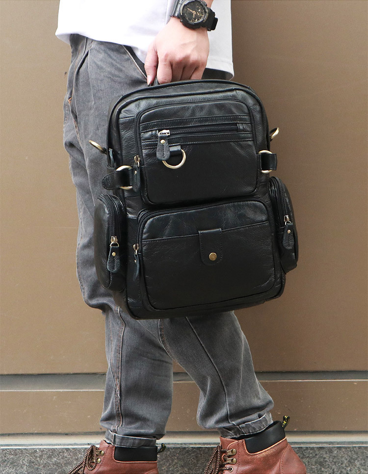 Balo túi xách nhỏ gọn 2 trong 1 cao cấp Gento B350 - GENTO Leather